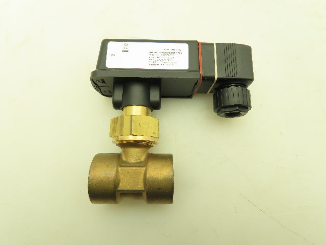 Burkert 1570G3 Flow Switch Valve 3/4" NPT Brass