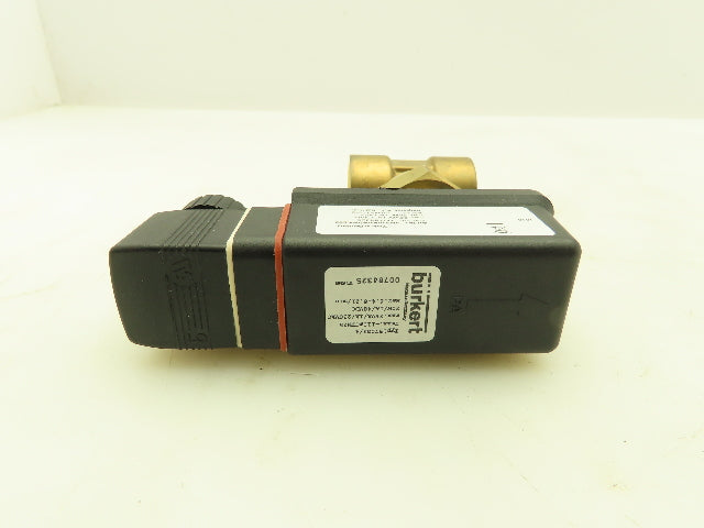 Burkert 1570G3 Flow Switch Valve 3/4" NPT Brass