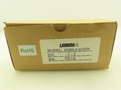 Lambda HSB5-3.0/OVP Power Supply 5VDC 3A Output