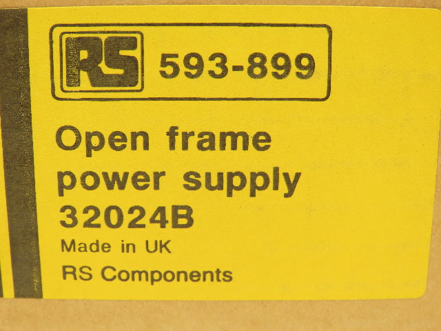 RS 593-899 Power Supply 2.4A 24-28VDC Output - 115/220VAC Input