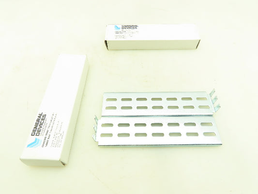 General Devices B308 Chassis Trak Telescoping Slides Vent Rak Set 7.25" Lot of 2