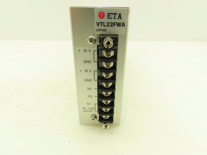 ETA VTL22FWA DC Power Supply VTL Series 12V Output AC Input Convertor