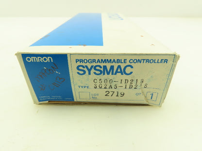 Omron 3G2A5-ID218 C500-ID218 Input Unit Module 24VDC