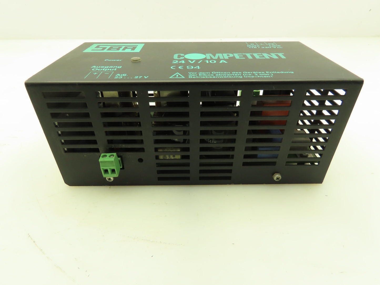 SBA Competent 149001-511015 Power Supply 24VDC 10A Output  115/230VAC Input
