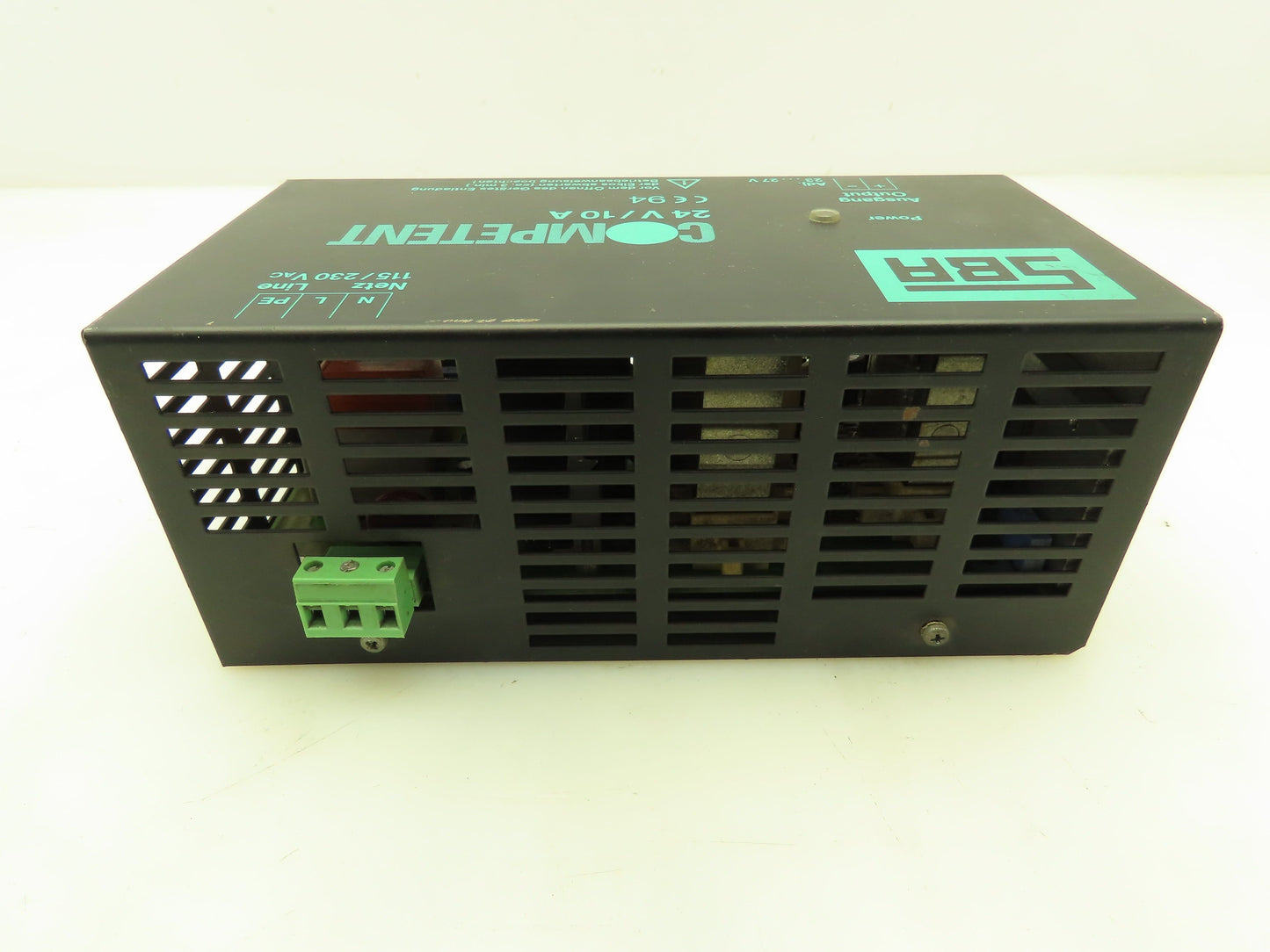 SBA Competent 149001-511015 Power Supply 24VDC 10A Output  115/230VAC Input