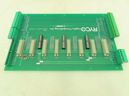 Ryco Graphic Mfg 161A-061-2 Backplane  8-Slot Card Rack Chassis Board