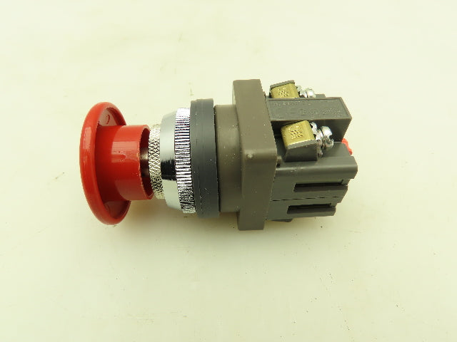 IDEC ATN2111-R Emergency E-Stop RED Push-Pull Pushbutton NO/NC