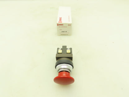 IDEC ATN2111-R Emergency E-Stop RED Push-Pull Pushbutton NO/NC