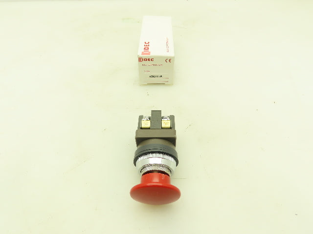 IDEC ATN2111-R Emergency E-Stop RED Push-Pull Pushbutton NO/NC