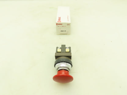 IDEC ATN2111-R Emergency E-Stop RED Push-Pull Pushbutton NO/NC