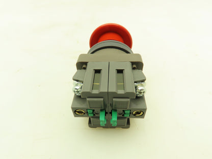 IDEC ATN2120-R Emergency E-Stop RED Push-Pull Pushbutton NO/NO  Lot of 2
