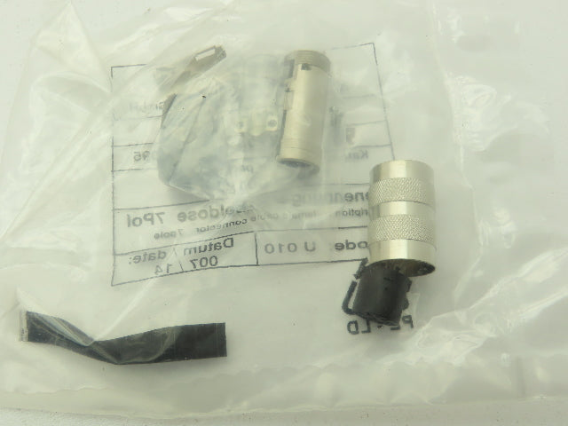 Amphenol T 3476 001 U Female Straight Cable Connector 7-Pin 4-6mm IP40  Lot of 4