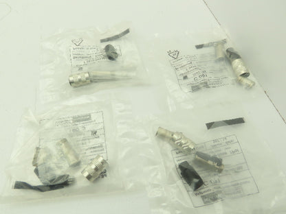 Amphenol T 3476 001 U Female Straight Cable Connector 7-Pin 4-6mm IP40  Lot of 4