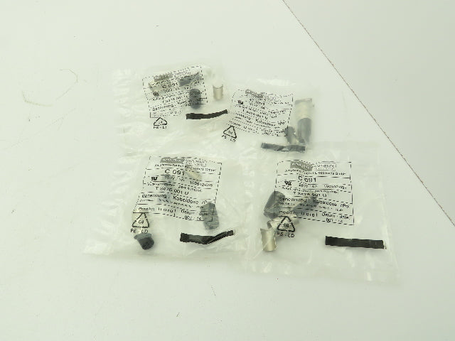 Amphenol T 3476 001 U Female Straight Cable Connector 7-Pin 4-6mm IP40  Lot of 4