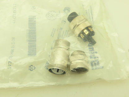 Binder 713 99 1486 812 08 Female Cable Connector 8-Pin Shieldable  LOT OF 4