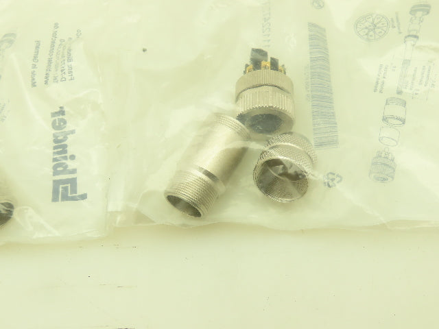 Binder 713 99 1486 812 08 Female Cable Connector 8-Pin Shieldable  LOT OF 4