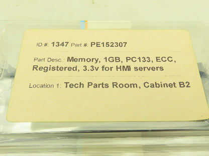 Edge PE152307 SDRAM 1GB Memory Card 133 MHz PC133 168-Pin DIMM