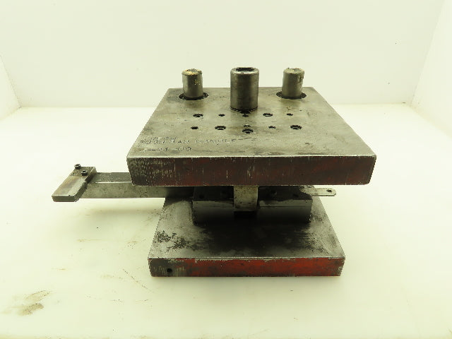 VEPW Punch Press Die Holder Shoe 5/8 x 1/8" 2 Post Flat Stock Handle 8x8"