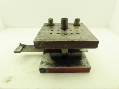 VEPW Punch Press Die Holder Shoe 5/8 x 1/8" 2 Post Flat Stock Handle 8x8"