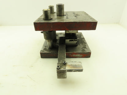 VEPW Punch Press Die Holder Shoe 5/8 x 1/8" 2 Post Flat Stock Handle 8x8"