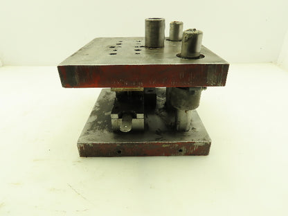VEPW Punch Press Die Holder Shoe 5/8 x 1/8" 2 Post Flat Stock Handle 8x8"