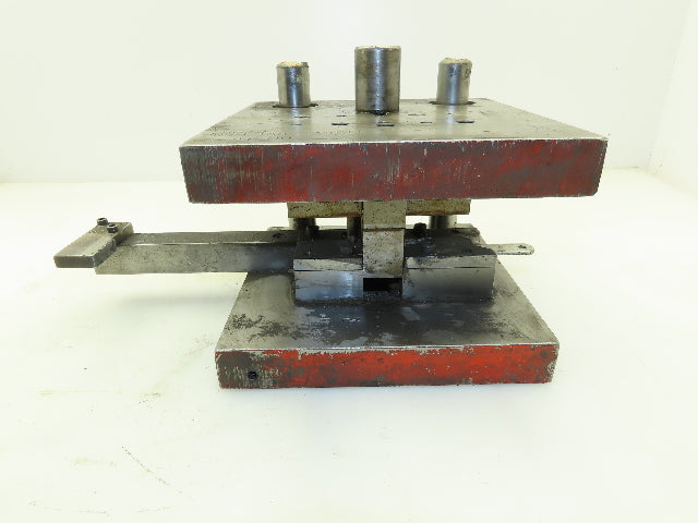 VEPW Punch Press Die Holder Shoe 5/8 x 1/8" 2 Post Flat Stock Handle 8x8"
