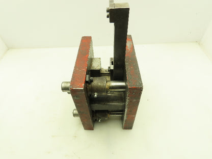 VEPW Punch Press Die Holder Shoe 5/8 x 1/8" 2 Post Flat Stock Handle 8x8"