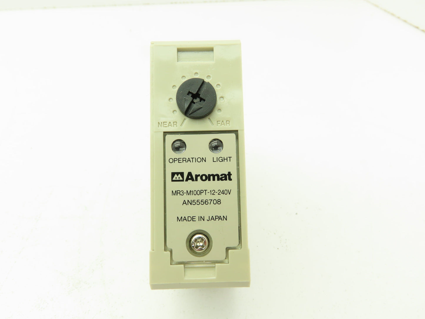 Aromat MR3-M100PT-12-240V Reflective Photoelectric Sensor Adj Range