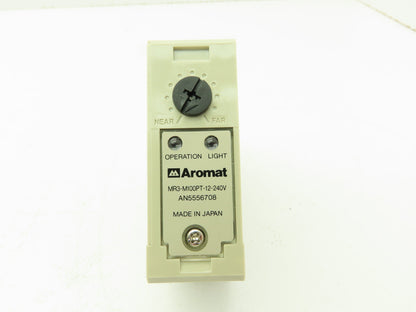 Aromat MR3-M100PT-12-240V Reflective Photoelectric Sensor Adj Range