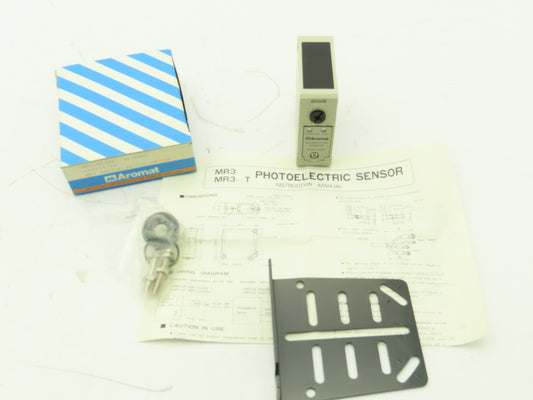 Aromat MR3-M100PT-12-240V Reflective Photoelectric Sensor Adj Range