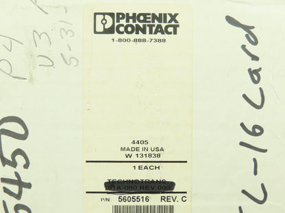 Technotrans 150A-525-2  ISC-16  PLC DIN Rail Communication Module 161A-080