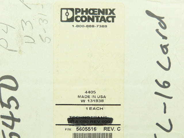 Technotrans 150A-525-2  ISC-16  PLC DIN Rail Communication Module 161A-080