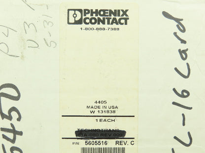 Technotrans 150A-525-2  ISC-16  PLC DIN Rail Communication Module 161A-080