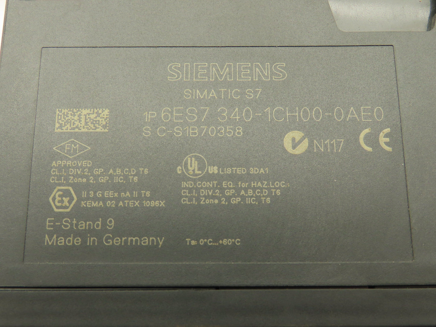 Siemens 6ES7-340-1CH00-0AE0 Simatic S7 PLC Comm Processor CP340 RS 422/485