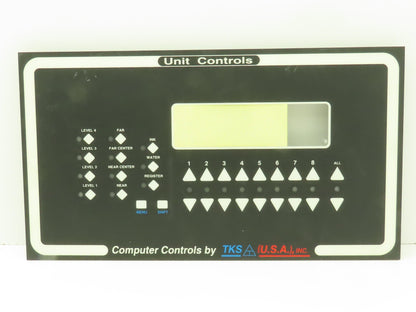 TKS T-MAS-0007 Computer Unit Controls HMI PLC Control Panel Keypad Display Cover