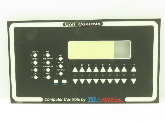 TKS T-MAS-0007 Computer Unit Controls HMI PLC Control Panel Keypad Display Cover