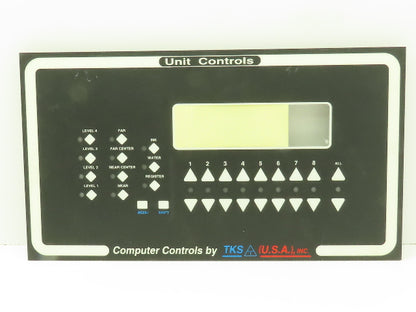 TKS T-MAS-0007 Computer Unit Controls HMI PLC Control Panel Keypad Display Cover
