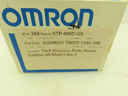 Omron STP-NMD-US SUBMINY Timer 110v 12 Second