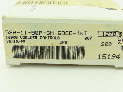 MAC 52A-11-B0A-GM-GDCD-1KT Pneumatic Solenoid Valve 20-120 PSI 24 VDC Coil