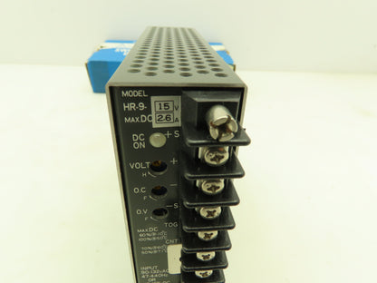Lambda HR-9-15 Power Supply 9-15VDC 2.6A  -  90-132VAC