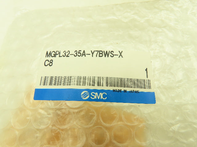 SMC MGPL32-35A-Y7BWS Compact Guide Cylinder Air Pneumatic 32MM Bore 35 MM Stroke