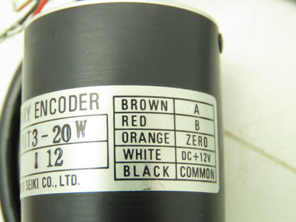 Tokyo Seiki RIT3-20W DC-12V Rotary Encoder