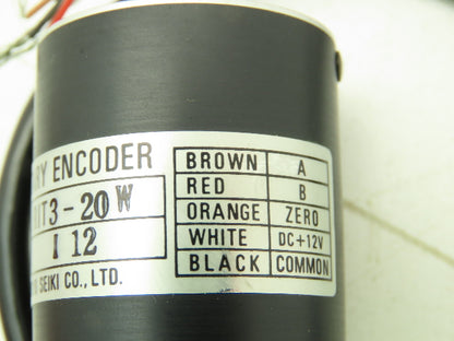 Tokyo Seiki RIT3-20W DC-12V Rotary Encoder