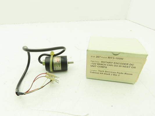 Tokyo Seiki RIT3-100W DC-12V Rotary Encoder