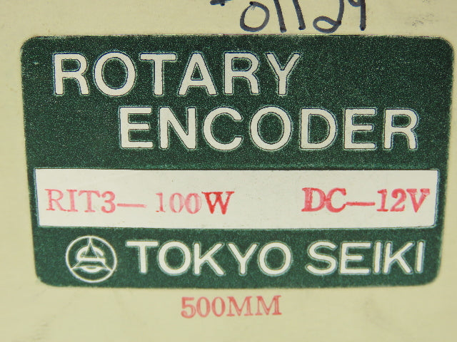 Tokyo Seiki RIT3-100W DC-12V Rotary Encoder