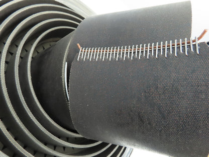 Akron B4180-FBS Conveyor Belt V-Guide Sorter Belt 5" x 25' Laced Ends
