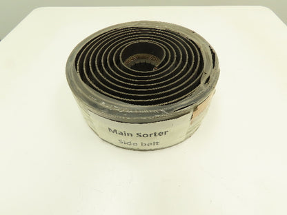 Akron B4180-FBS Conveyor Belt V-Guide Sorter Belt 5" x 25' Laced Ends