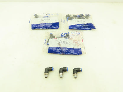 CDC Elbow Quick Connect 8mm x 1/8" NPT Push Connect Air Fitting Lot of 30