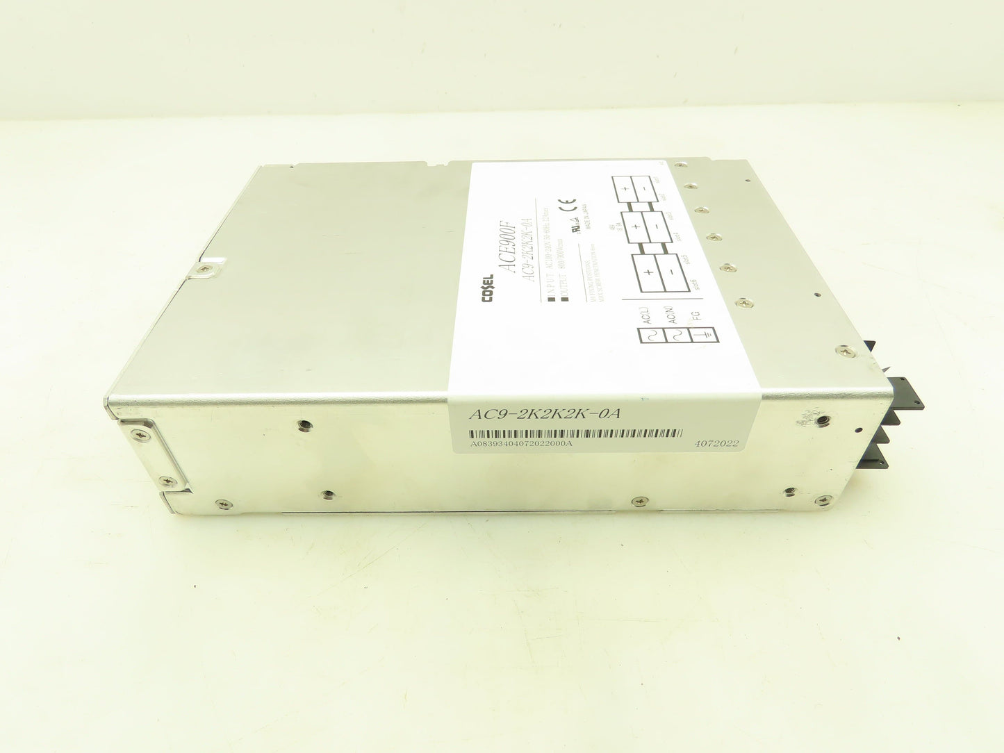 Cosel AC9-2K2K2K-0A AXE900F Power Supply 48V DC 18.9A