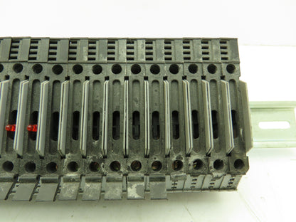 Morsettitalia Euro S10-5 Fuse Holder Din Rail Mount 11 Red Indicator Lot of 21